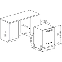Smeg Dishwasher 60cm DIFABCR - Ideali